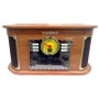 Sunstech PXRC52CD Tocadiscos de Madera con Bluetooth, CD, Cassette y Radio
